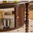 Solid Wood Round Tea Table Cherry-106644682