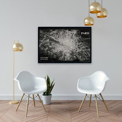 "Vue aérienne d'un avion" sur toile