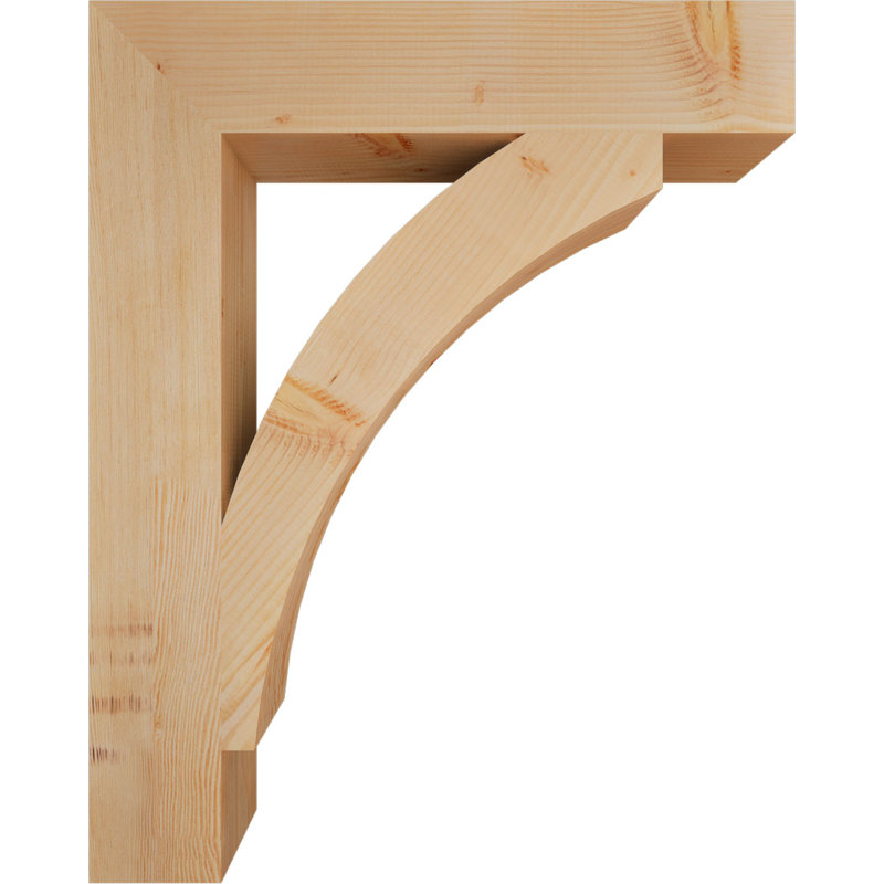 Support de bloc Thorton, H 40 po x l 6 po x P 32 po, Douglas (lisse)
