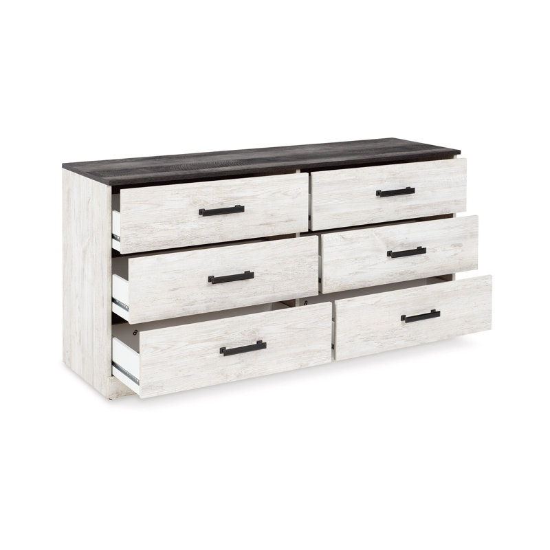 Sadeta 6 Drawer 59.02" W Double Dresser