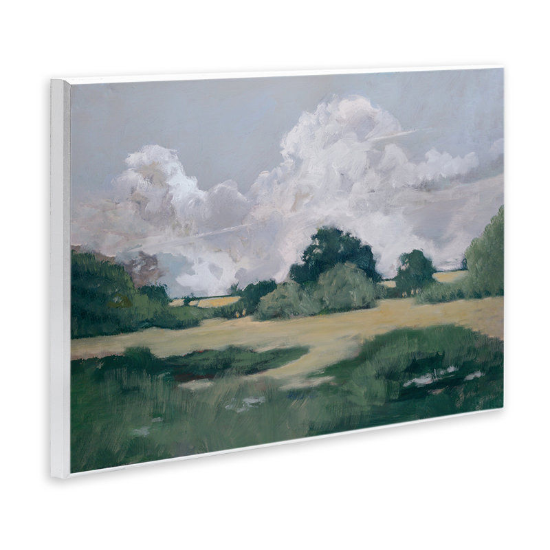 Terre et ciel, plaque murale, design par Mary Parker Buckley, H 13 po x l 19 po