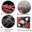 Impression sur toile monochrome de poissons roses et noirs sur toile-182426726-182426725