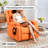 Living Room Single Comfy Faux Leather Recliners-461209434