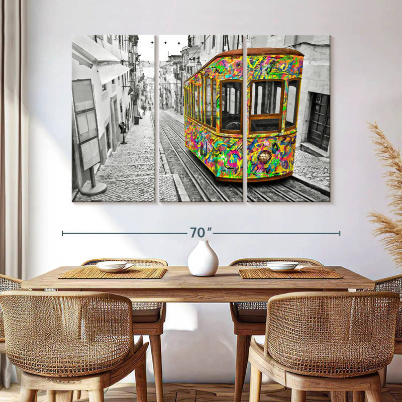 Mehar Lisbon Tram, 42" H x 65" W