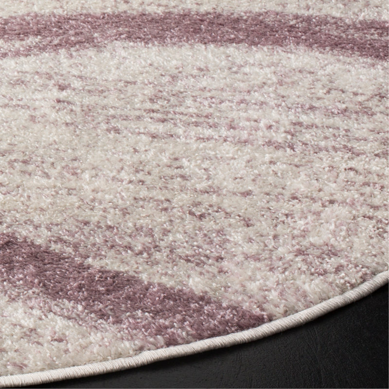 Shelva Performance Abstract Rug, Round 4'