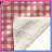 Red White Gingham Pattern Blankets-128691329