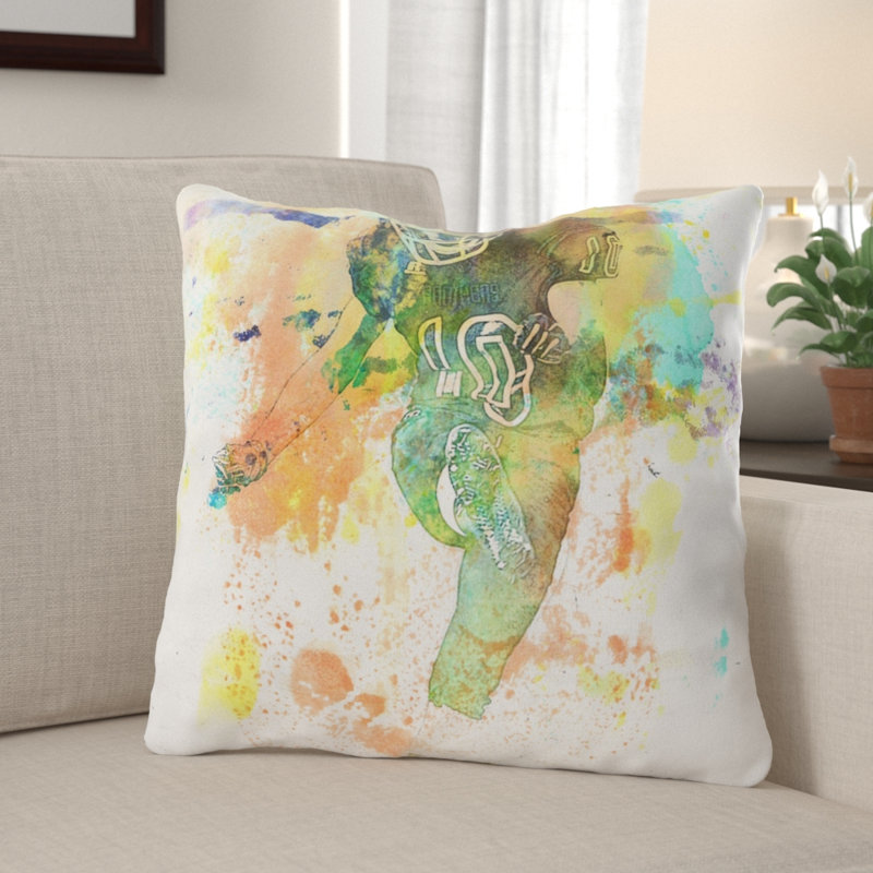 Coussin de football Ecklund, Microsuède, Intérieur