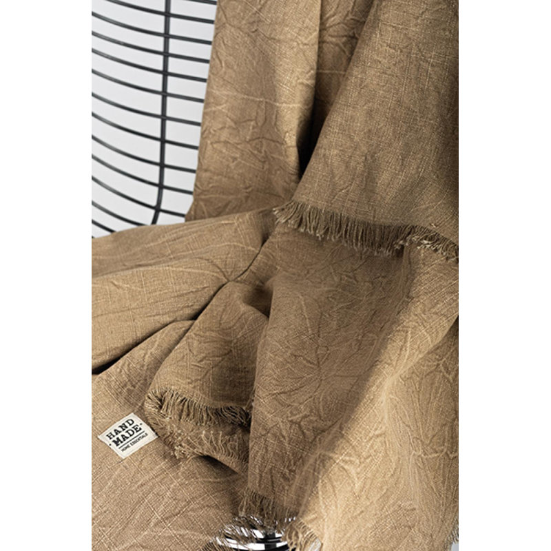 Nappe pierre délavée, grande, Beige, L 120 po x l 60 po