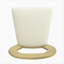 Ensemble de 2 tabourets de comptoir sans accoudoirs (frêne clair + beige)-23910879-23910872