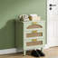 Table d'appoint en rotin