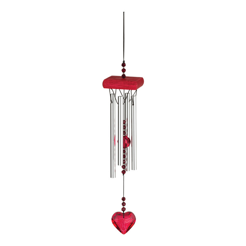 Carillon cristal - rouge