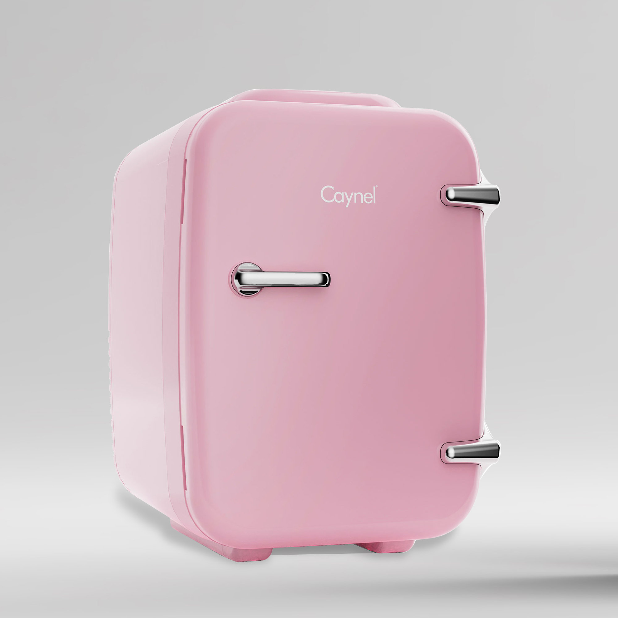 Mini Fridge Portable Travel Thermoelectric 4 Liter Cooler and Warmer for Skincare MJ49926WF - Pink