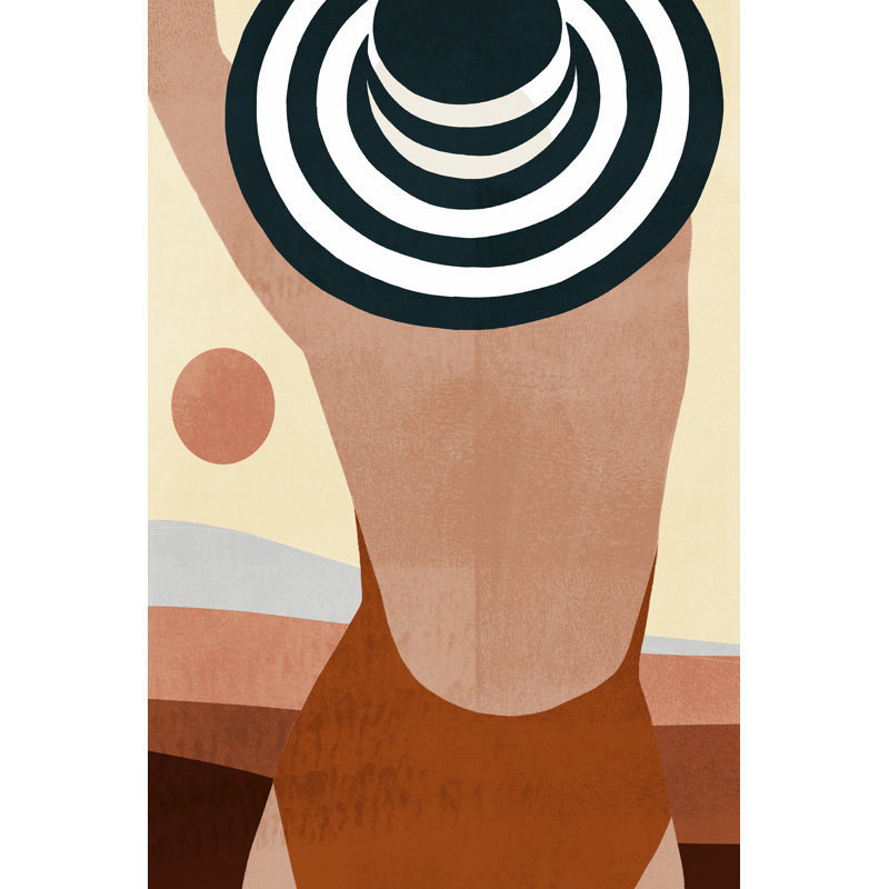Sunseeker Bathers II by Victoria Borges - Wrapped Canvas Print, 46cm H x 30cm W