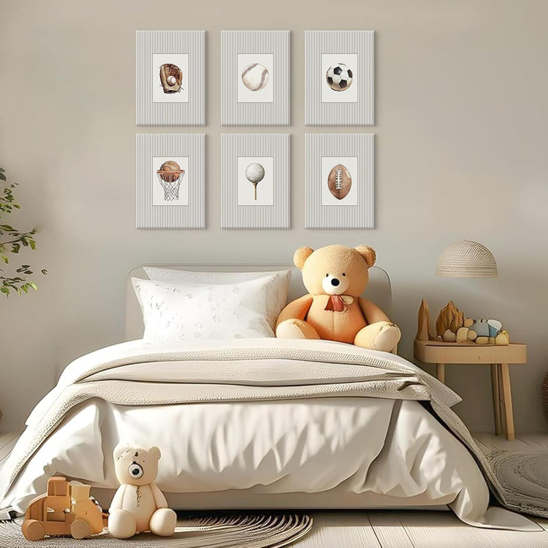 6 Piece Wrapped Canvas Print