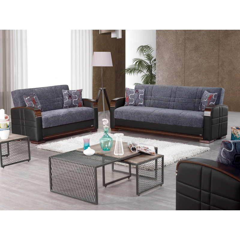 Fauteuil en chenille l 35 po Mears, gris