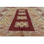 Tapis en laine rouge/beige 4 pi 11 po x 7 pi 4 po one-of-kind à la main noué la Barrview