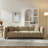 Lunara Modern Minimalist Upholstered 3-Seater Sofa With Soft-Touch Fabric-119783829