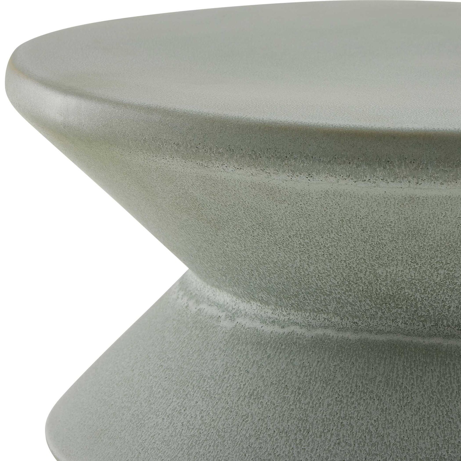 Glazed Garden Accent Stool