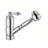 Whitehaus solid brass deck mount single-hole kitchen faucet with a pull-out spray head and lever handle-40272002