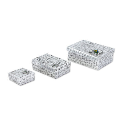 Boîte décorative en aluminium faite à la main Jakobine
