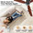 52" Solid Wood Ceiling Fan with Light, Remote+Wall Control, 5600+CFM High-AirflowL ow Profile Flush Mount Quiet Reversible DC Motor, 6-Speed 3CCT Dimmable ﻿-1297924508-1297924507