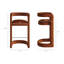 Ensemble de 2 tabourets de bar en velours Winslow Performance-79005796