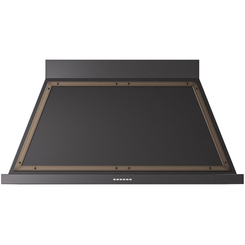ILVE Nostalgie II Noblesse 48 in Range Hood, Glossy Black/Bronze