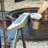 Roped Removable Backpack Chair in Slate and Putty