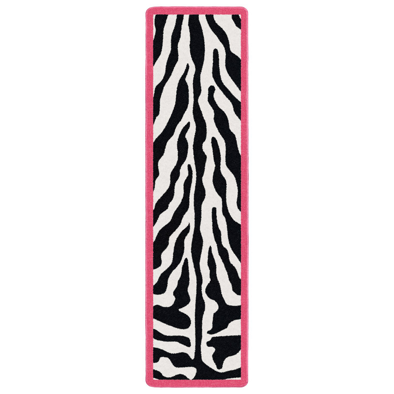 Tapis zébré Alminus, Tapis de couloir 2 pi 1 po x 7 pi 8 po