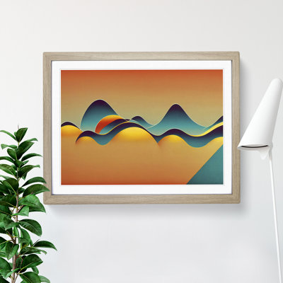 Bewildering Modern Abstract - Single Picture Frame Print