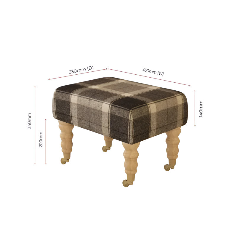 Manufactured Wood Accent Stool, Natural