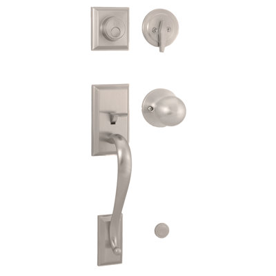 Complete Inactive Mercy Dummy Handleset with Premiere Essentials Lever and Rosette