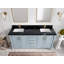 Moncef 72 po X P 22 po De meuble-lavabo double D Quartz brun Viola-868012842-868012883-868012857