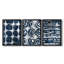 Indigo Memory I - Toile tendue avec châssis sur mesure - 3 pièces-1132253194-1132253195