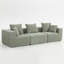 Modular 3-Seat Sectional Sofa With Plush Chenille, All-Foam Comfort, Compressed Shipping, And Tool-Free Setup For Small Spaces-96817657