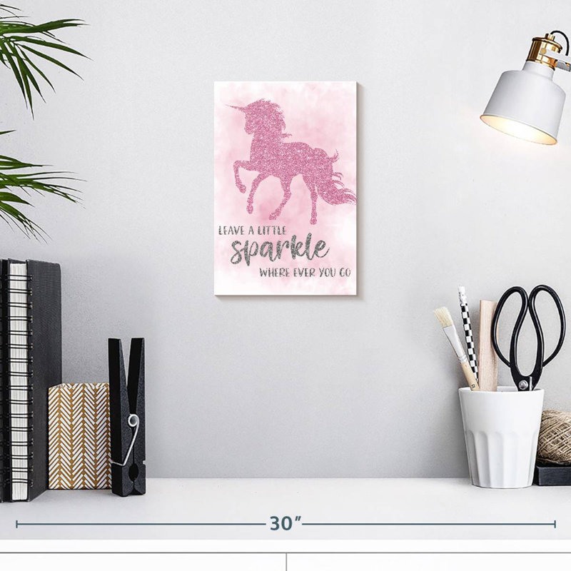 Ashelle Sparkle Unicorn, 12" H x 8" W