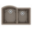 Ensemble d'évier de cuisine à double cuve 60/40 Karran Quartz 32 "X 21"-50597829