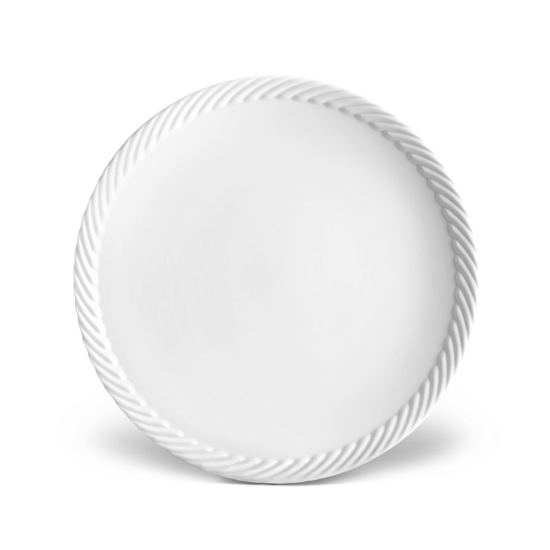 Corde White Dinner Plate
