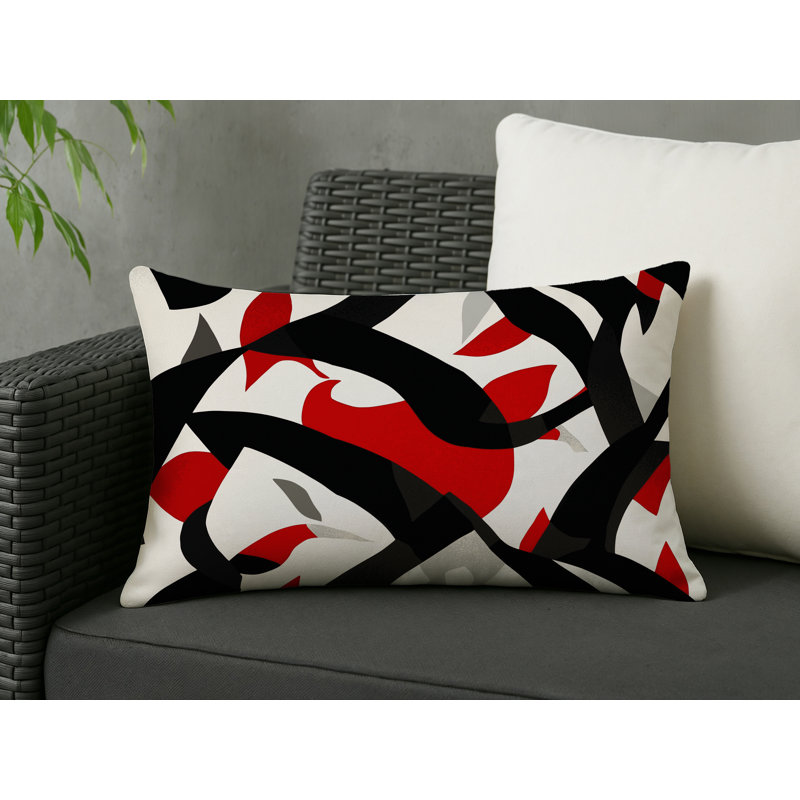 Sinister Pulse Indoor And Outdoor Pillow, Rectangle 20"H x 14"W