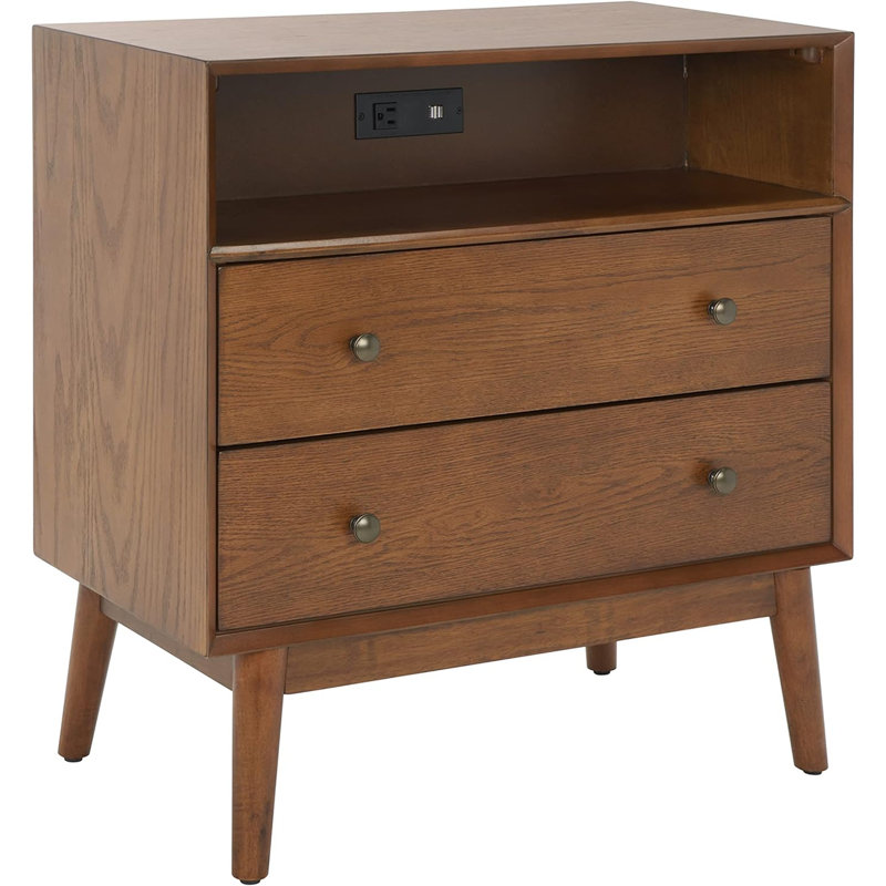 Kamrudeen 29'' W Nightstand, Oak
