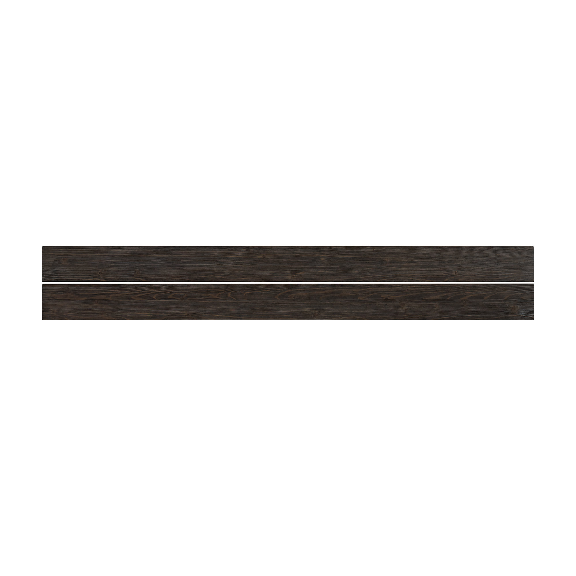 Albie 76" Wide Convertible Crib Bed Rails, Cocoa