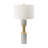15X15x30" Cement With Metal Table Lamp