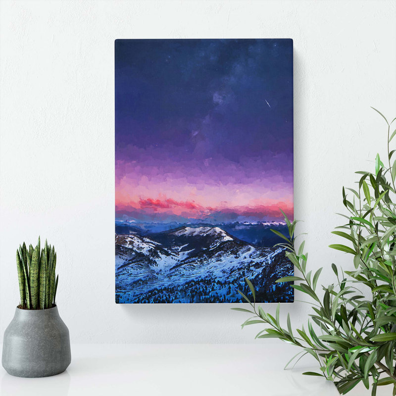 The Dolomites In Italy In Abstract - Wrapped Canvas Print, 60cm H x 40cm W x 3cm D