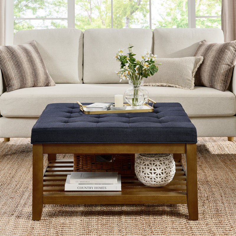 Table basse rembourrée, Marine