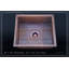 Fossil Blu 18" Luxury 12-Gauge Hammered Copper Single Bowl Undermount/Drop-in Sink, Dark Patina