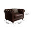 Chaise en cuir American