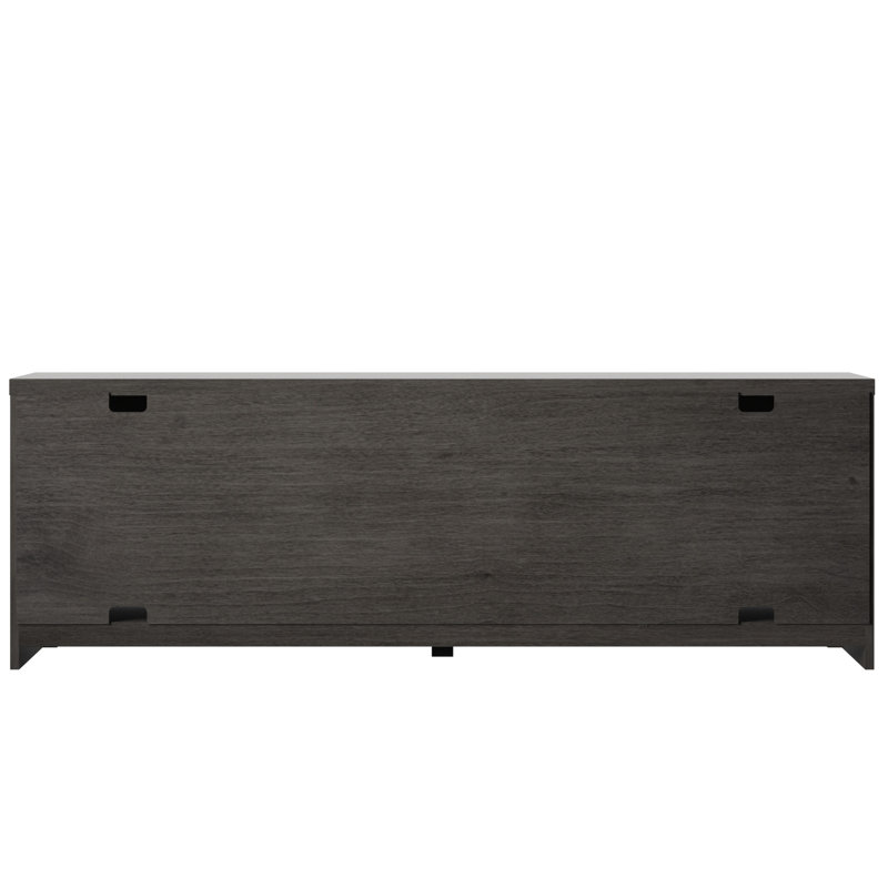 Guadalupe Unfinished TV Stand, Weathered Gray