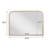 Dresser Mirror Beige Oak
