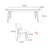 Luxury modern simple creative dining table sets-106325717