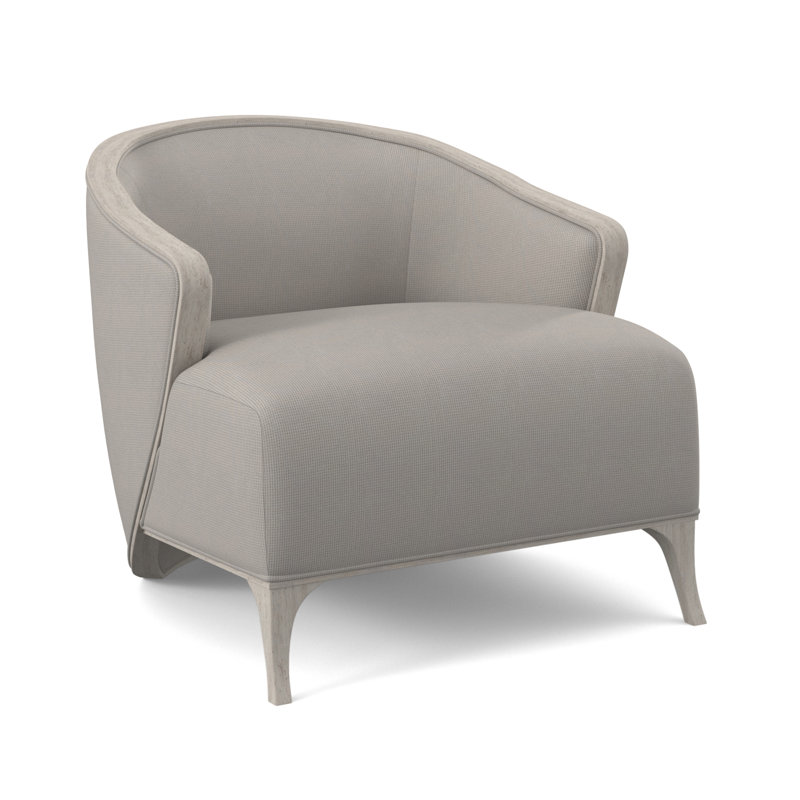Penegrine Lounge Chair, Bisque, White Caps Fog